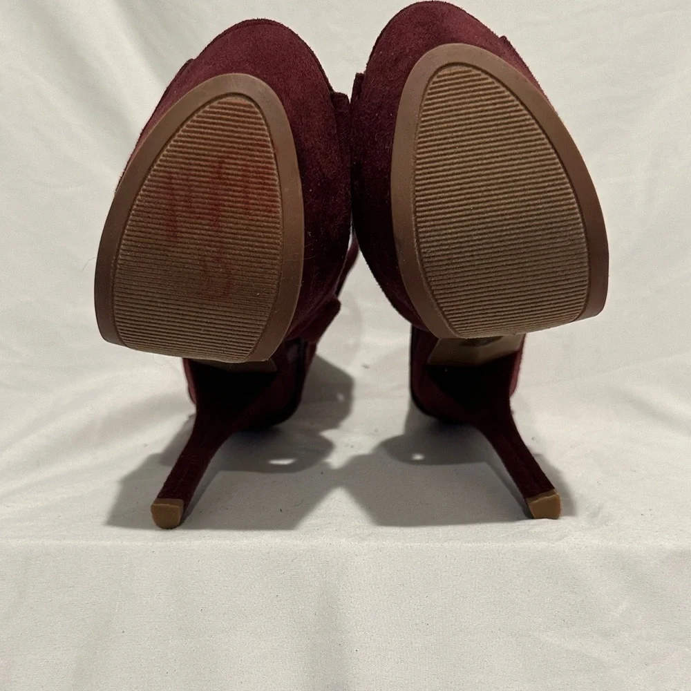 Forever 21 Burgundy Strappy Heels - Picture 7 of 7